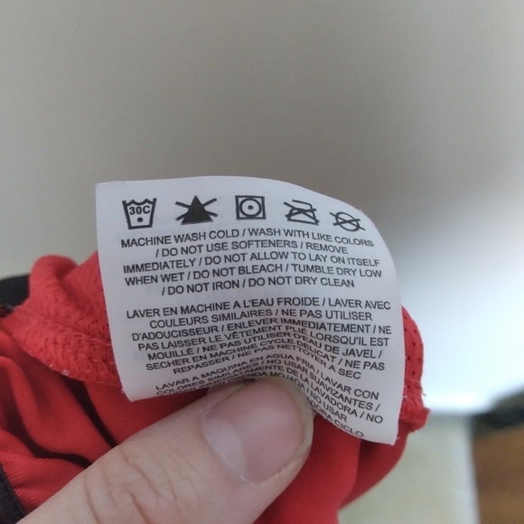 Nike Men's Red and Black Dri Fit Drawstring Waist Athletic Shorts Size Large - Picture 7 of 10